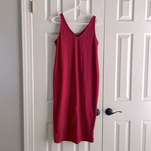 Red Bodycon Maternity Dress